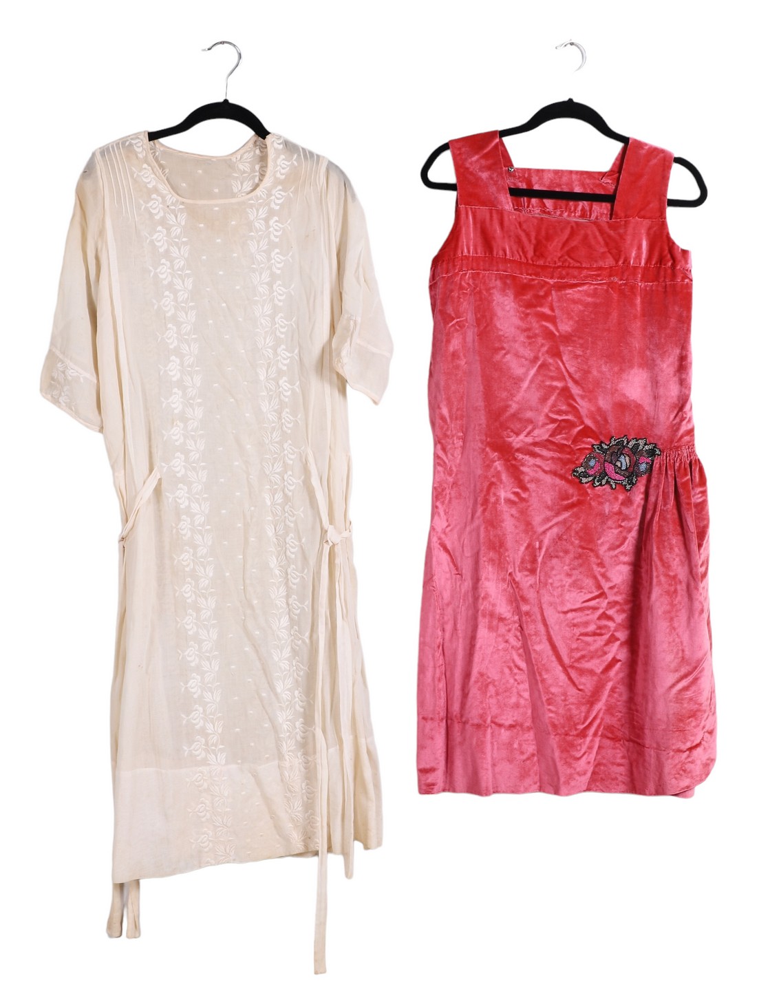 (2) 1910/20 Dresses to include pink