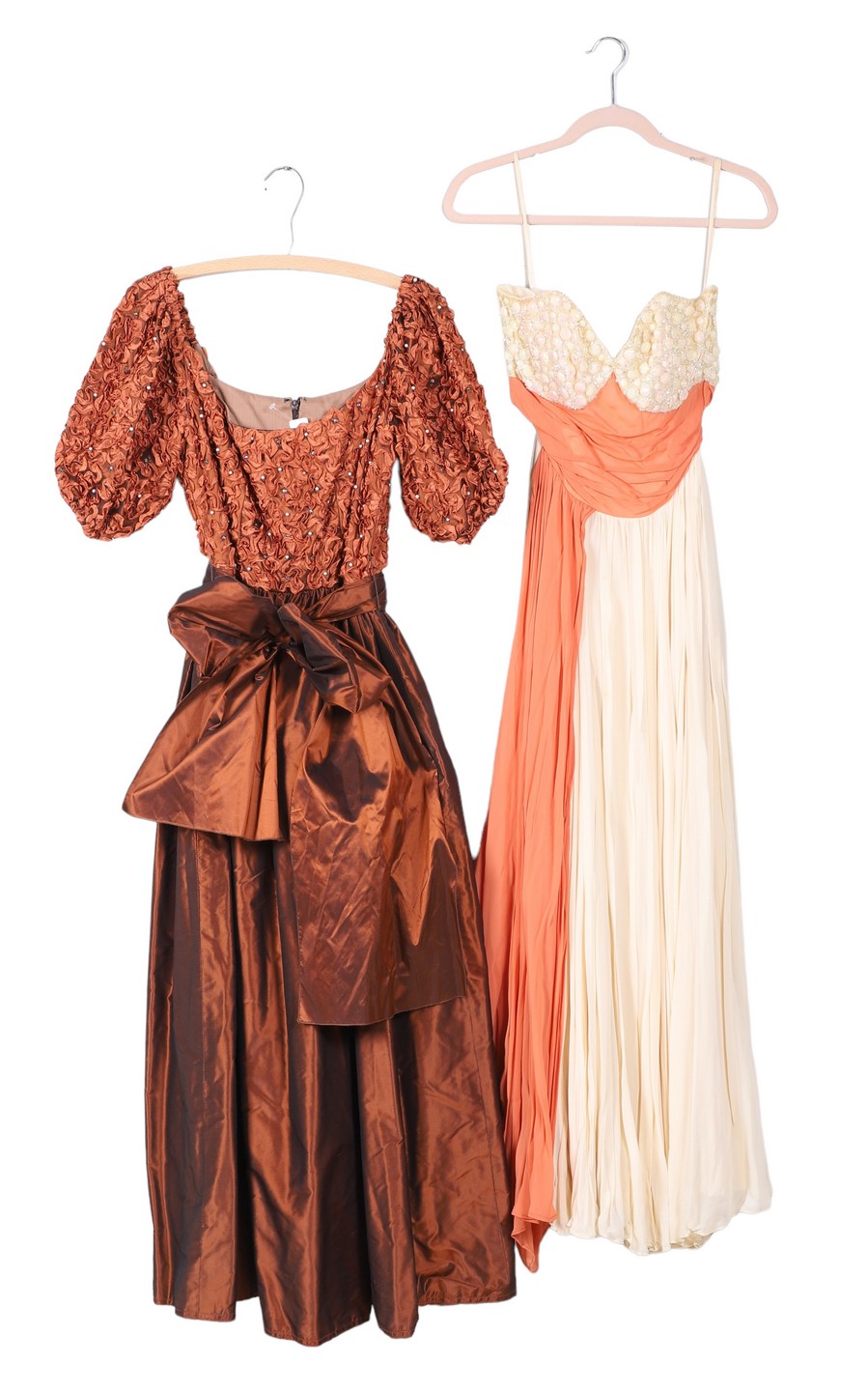 (2) 1950's and 60's sequin bodice