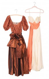 (2) 1950's and 60's sequin bod