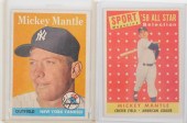 (2) 1958 TOPPS MICKEY MANTLE B