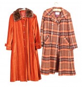 (2) 1960's Ladies coats to inc