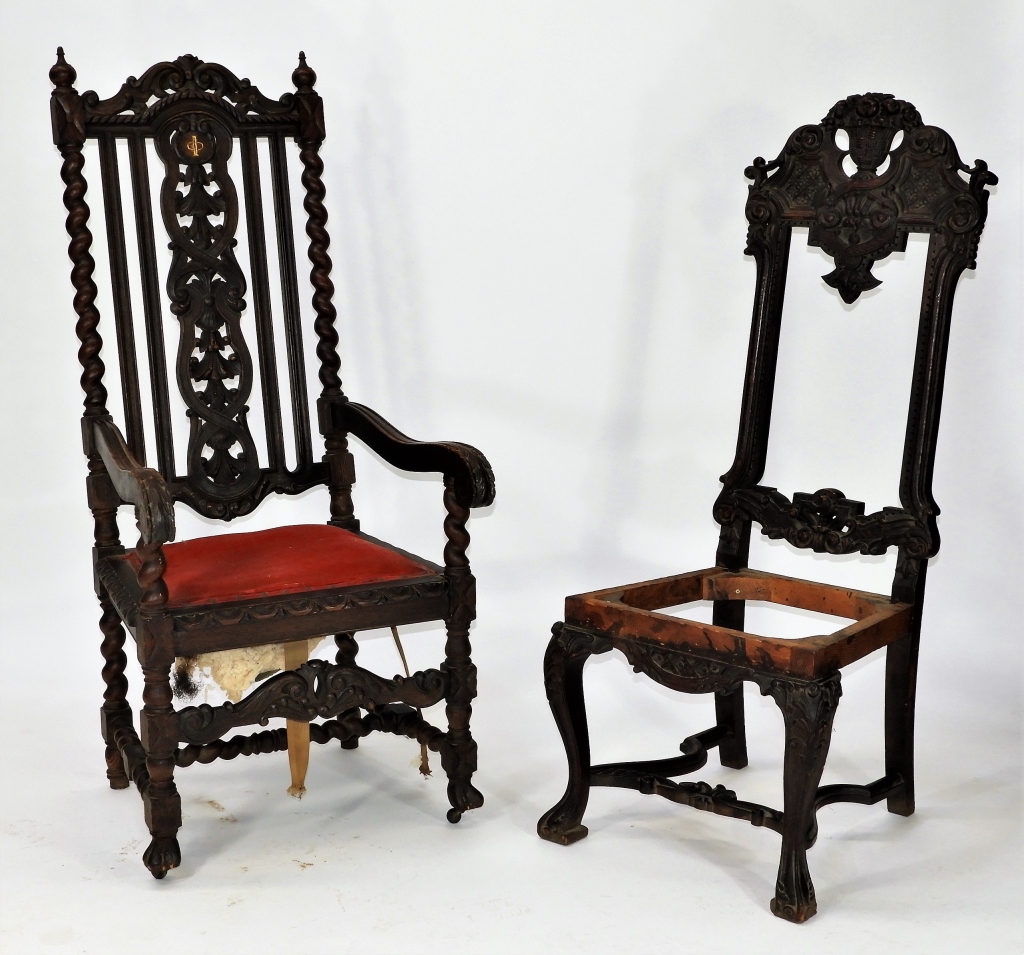 2 19C. RENAISSANCE REVIVAL CARVED
