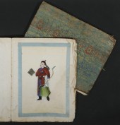 (2) 19TH C. ALBUMS OF CHINESE