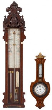 2 19TH C. BAROMETERS: MARQUETR