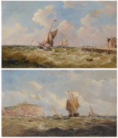 (2) 19TH C. ENGLISH SEASCAPES<