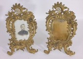 (2) 19TH C. FRENCH GILDED BRON