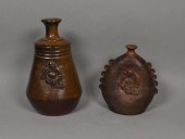 2 19TH CENTURY BIZEN VASES WIT