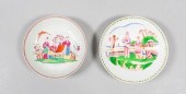 2 19TH CENTURY CHINOISERIE POR