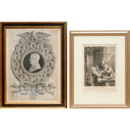 (2) 19TH CENTURY ENGRAVINGSAfter