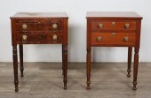 2 19TH CENTURY WORK TABLES OR