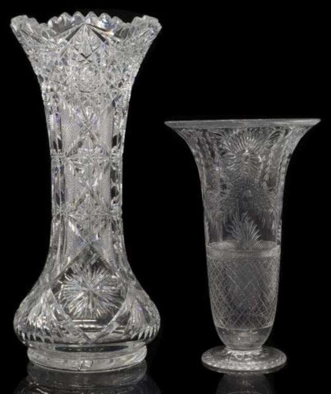 (2) ABP & OTHER CUT CRYSTAL & GLASS
