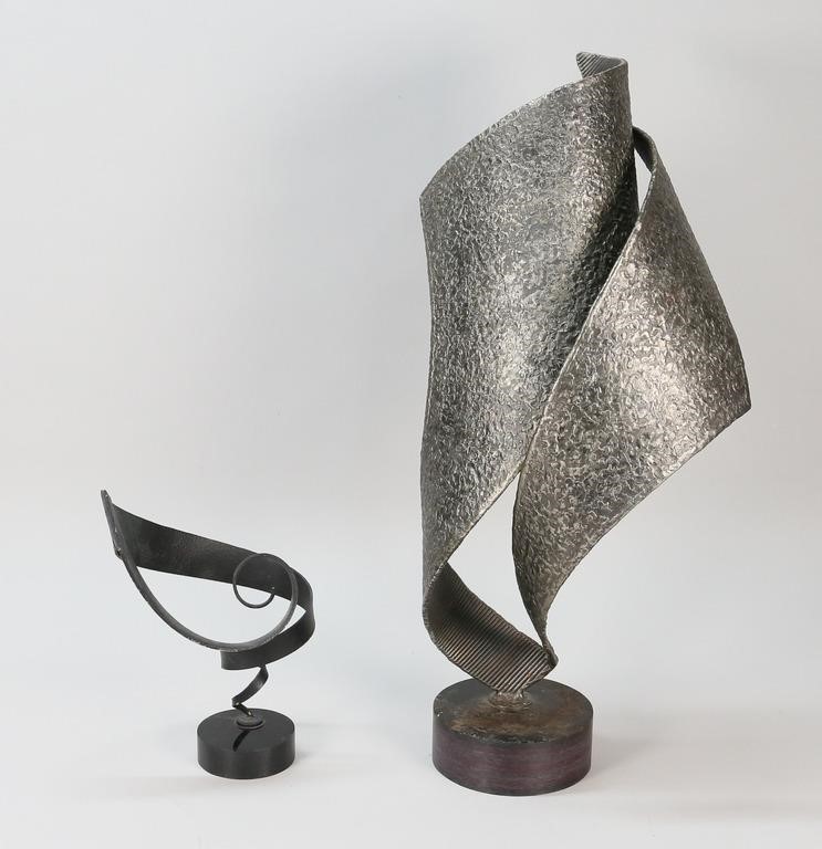 2 ABSTRACT METAL SCULPTURES2 modern