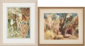 2 ABSTRACT WATERCOLORS: RICHAR