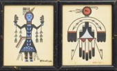 (2) ACEE BLUE EAGLE NATIVE AME