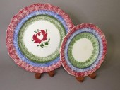 2 ADAMS RAINBOW SPATTER PLATES