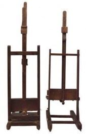 (2) ADJUSTABLE ARTIST'S EASELS