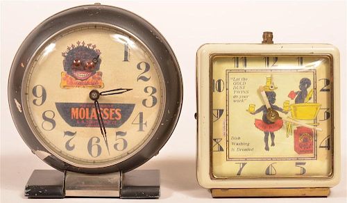 2 ADVERTISING BLACK MEMORABILIA