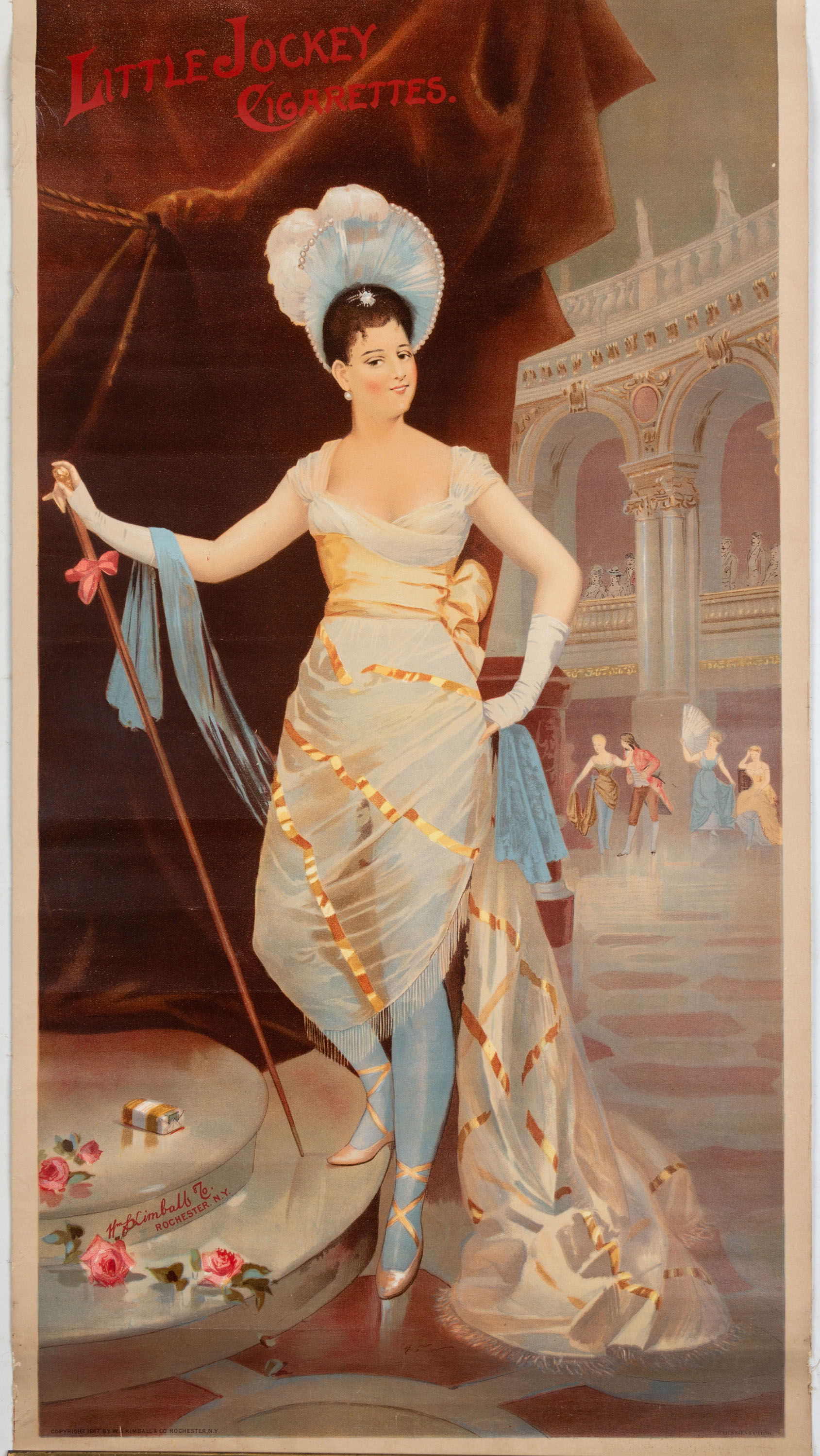 (2) ADVERTISING POSTERS Early