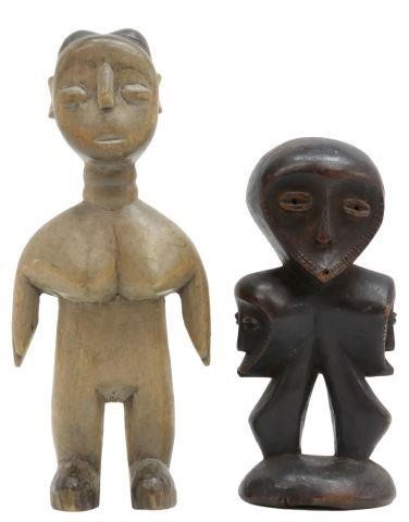 (2) AFRICAN FIGURAL WOOD