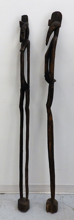2 AFRICAN TRIBAL HUMAN FORM
