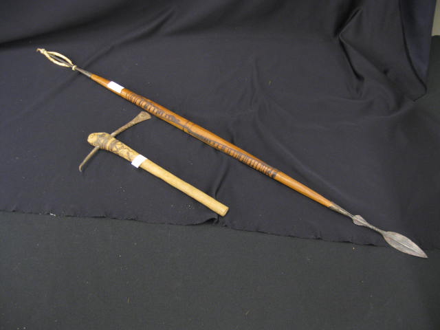 2 African Tribal Items;youth