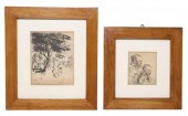 (2) AFTER REMBRANDT ETCHING TH