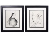 2 AL HIRSCHFELD SIGNED LITHOGR