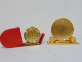 2 ALARM TRAVEL CLOCKS, BUCHERE