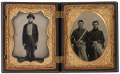 2) AMBROTYPE & TINTYPE QTR SIZ