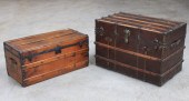 2 AMERICAN BRASS BOUND STEAMER