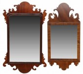 (2) AMERICAN CHIPPENDALE MAHOG