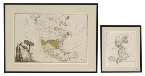 (2) AMERICAN CONTINENT MAPS, C.