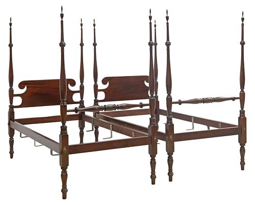 (2) AMERICAN FEDERAL STYLE MAHOGANY