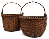 (2) AMERICAN HANDLED STAVE WOV