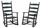 (2) AMERICAN PAINTED LADDER-BA