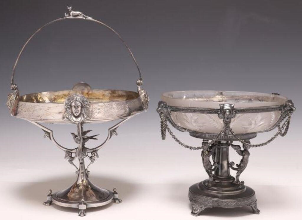 (2) AMERICAN SILVERPLATE