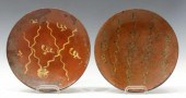 (2) AMERICAN SLIP-DECORATED RE