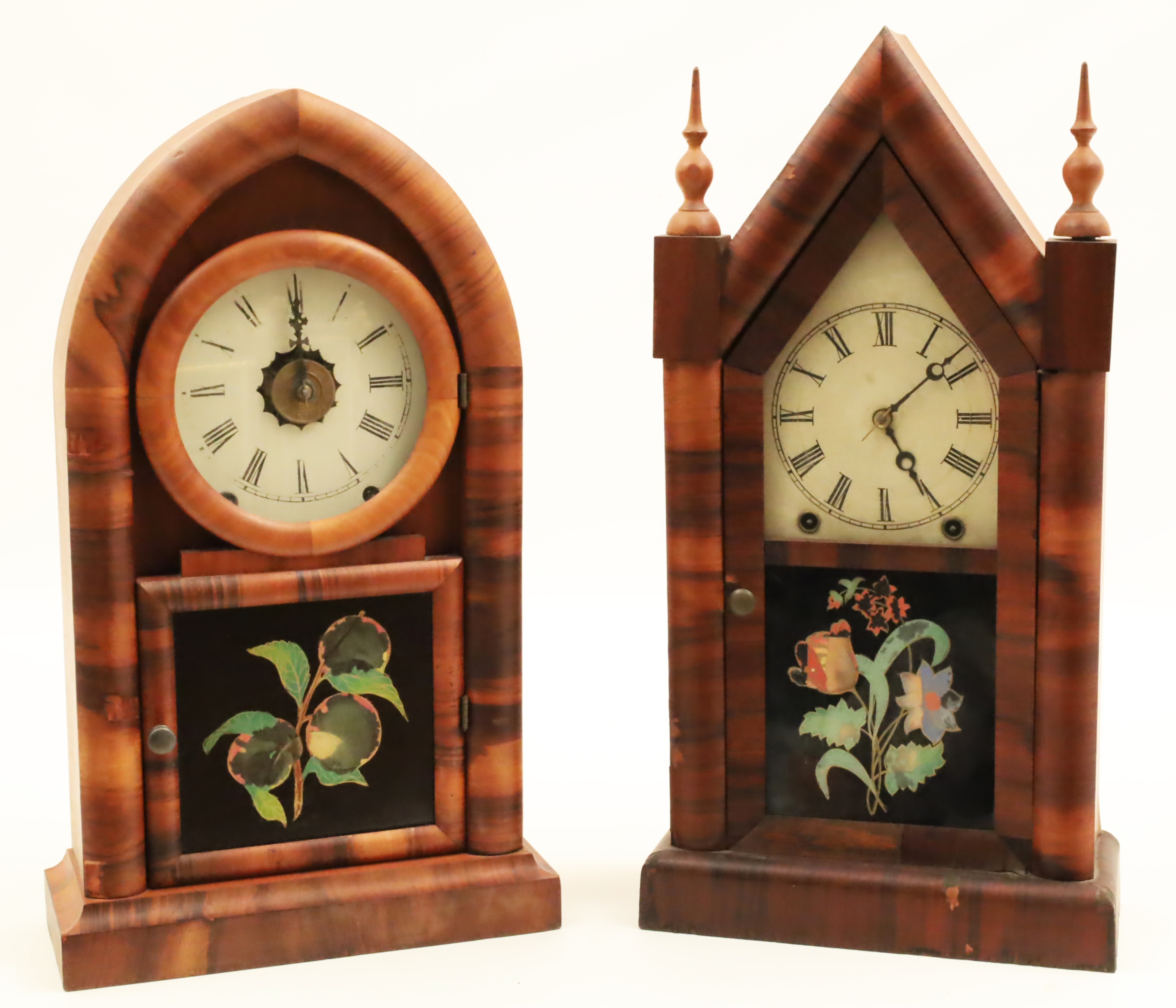 2 AMERICAN STEEPLE CLOCKS BY NEW