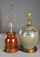 (2) AMERICAN STONEWARE POTTERY