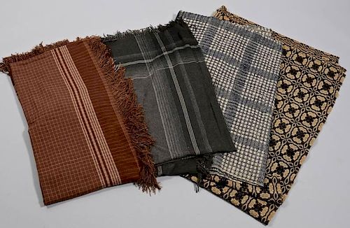2 AMISH BUGGY BLANKETS & 2