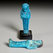 (2) ANCIENT EGYPTIAN BRIGHT BL