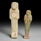 (2) ANCIENT EQYPTIAN USHABTI F
