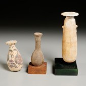 (2) ANCIENT GREEK ALABASTRA &
