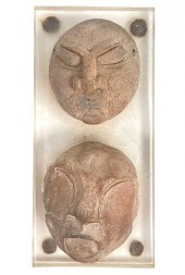 2 ANCIENT OLMEC PRE-COLOMBIAN