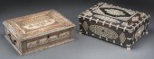 (2) Anglo-Indian ivory sewing