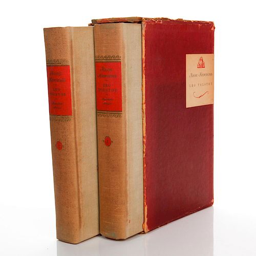 2 ANNA KARENINA BOOKS BY LEO