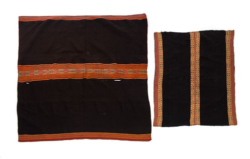2 ANTIQUE ANDEAN INDIAN MANTA2