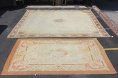 2 Antique Aubusson Carpets.A o