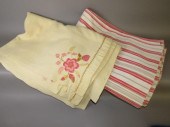 2 ANTIQUE BEDDING ACCESSORIESc