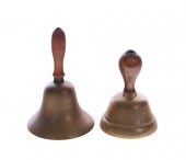 2 ANTIQUE BRASS BELLSExcellent